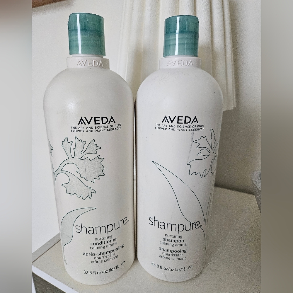 Aveda Shampure Shampoo and Conditioner Set 1Liter Bottles